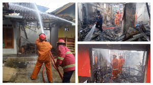 Kepanikan Pagi Di Cikembar, Kios Dan Rumah Warga Nyaris Ludes